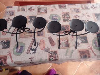candelabros de forja