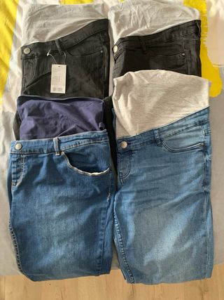 Vaqueros embarazo talla 46