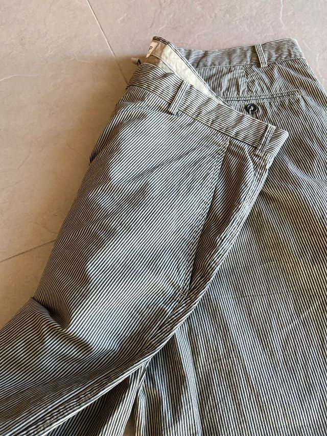 PANTALON CABALLERO, rayas negras