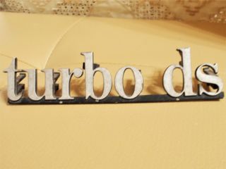 Logo Turbodiesel anteriore per Lancia Prisma