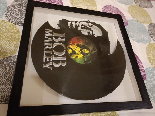 Cuadro vinilo Bob Marley