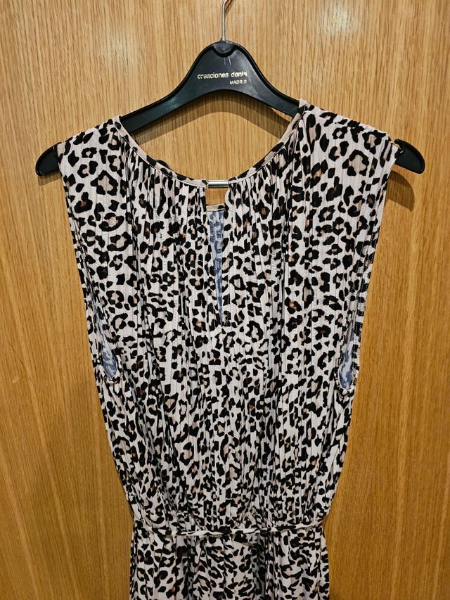 Vestido estampado animal print