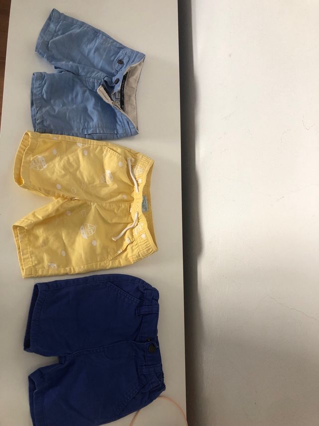 Lote pantalones cortos niños