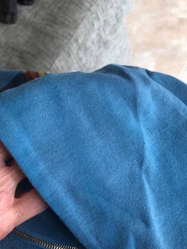 Sudadera azul diseño único M