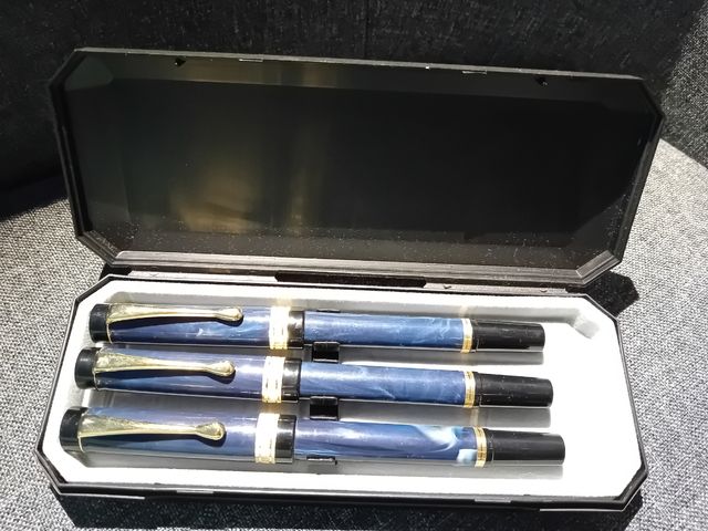 Astuccio per penne e 2 penne Iridium point Germany