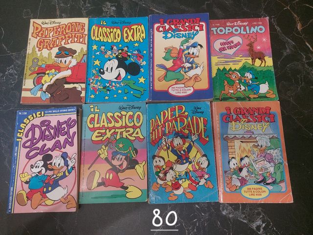 Fumetti Disney da collezione anni 80-90