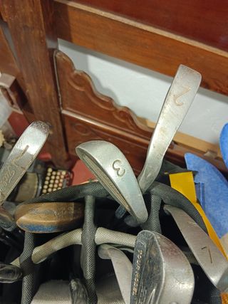 Bolsa y palos de Golf 