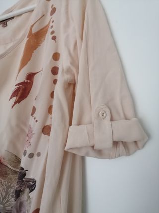 Blusa fluida estampado