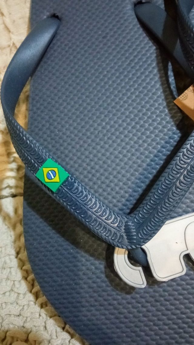 Chanclas Brasileras Azul Marino 44