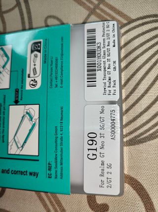 Cristal templado Realme GT2