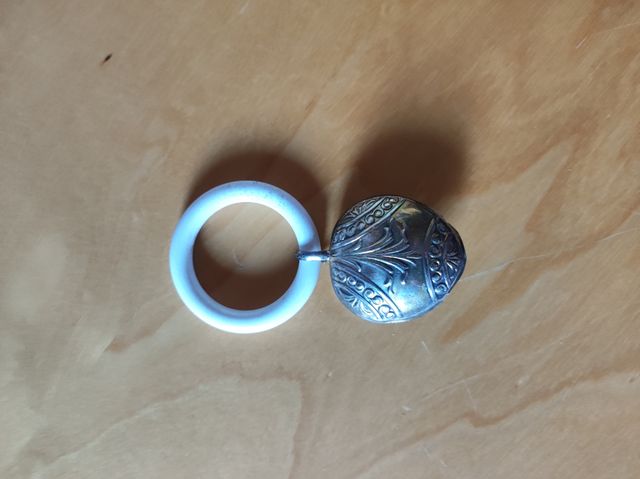 SONAJERO DE PLATA ANTIGUO