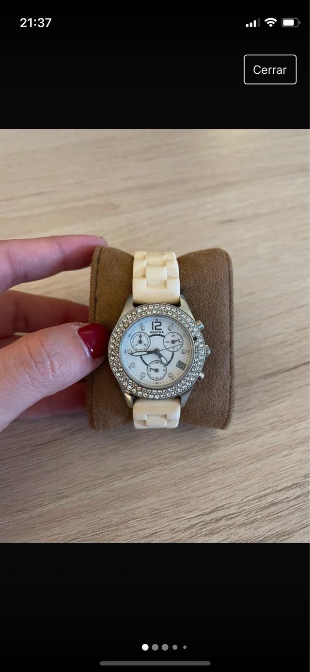 Reloj Correa Caucho Agatha