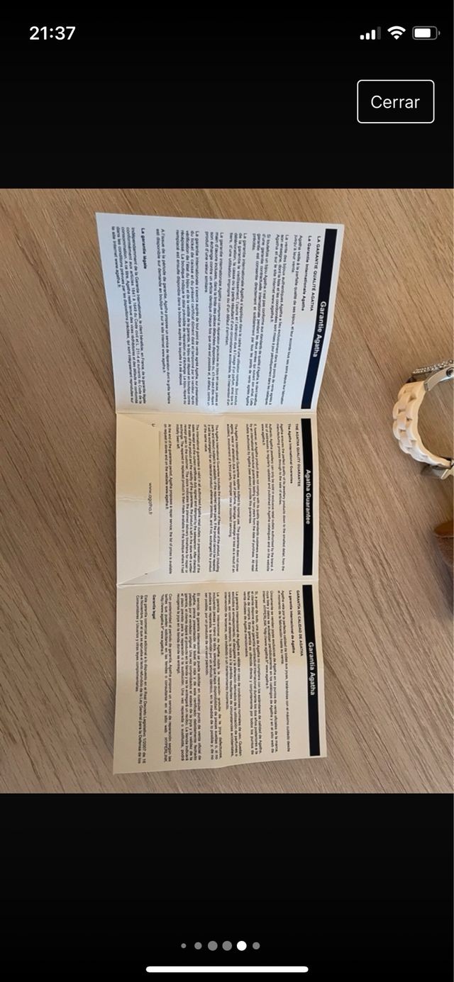 Reloj Correa Caucho Agatha