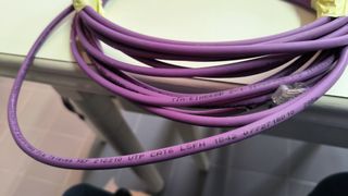 Cables de red, lote con terminales 