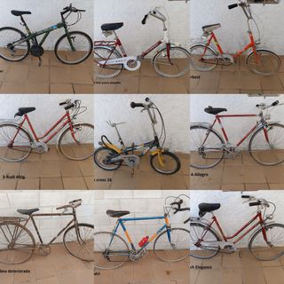 bicicletas lote vintage 10 unidades