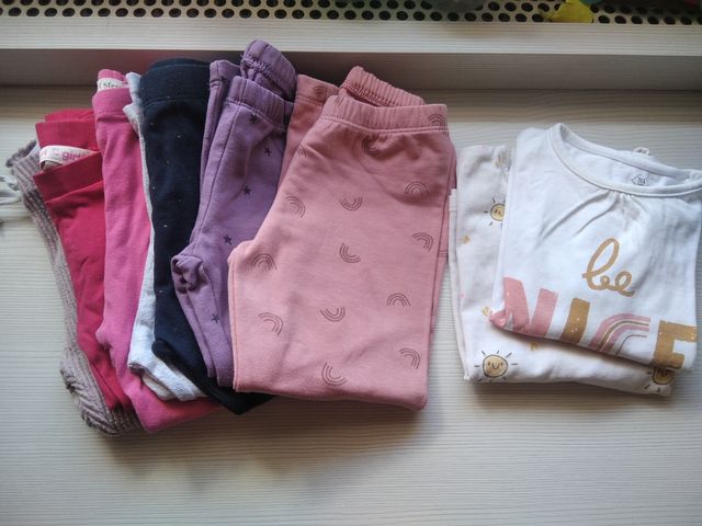 Lote 7 pantalones niña 2 años