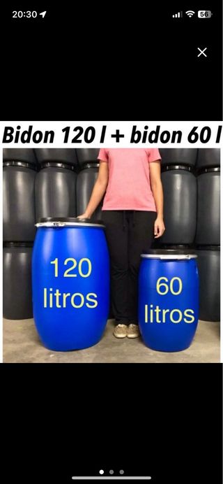 Pack bidon 120 l + bidon 60 l