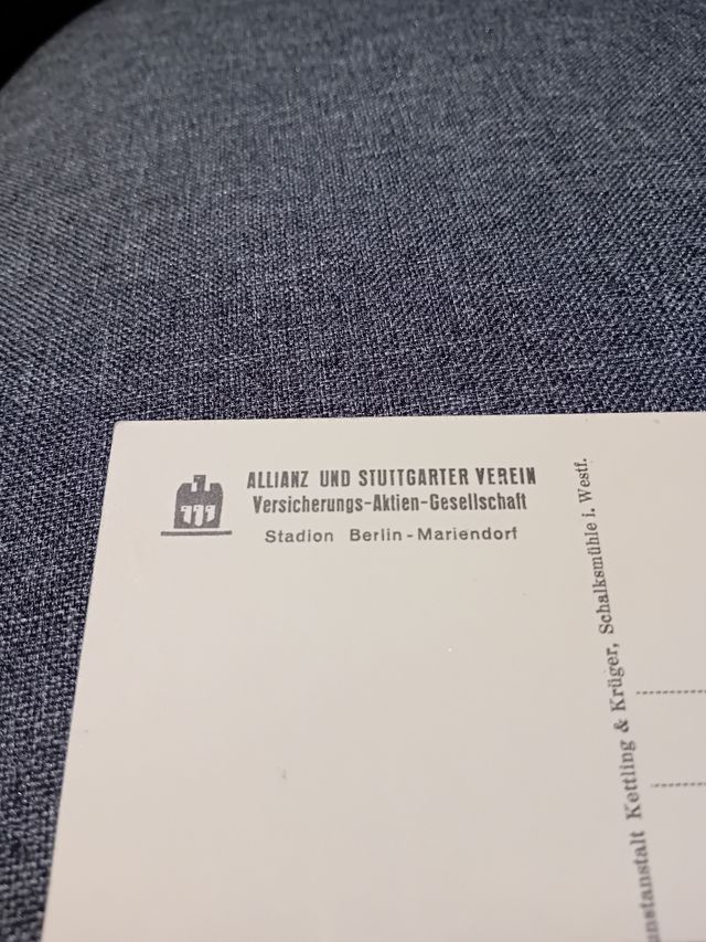 Vecchia cartolina Stadoin Mariendorf Berlin