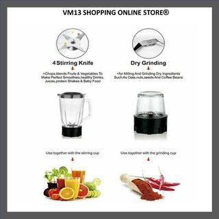 FRULLATORE MIXER TRITATUTTO 3IN1 1000W 1,5L 2 VEL