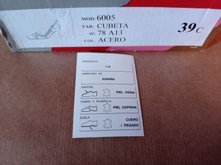 Zapatos de tacón Alviflex. Talla 39.