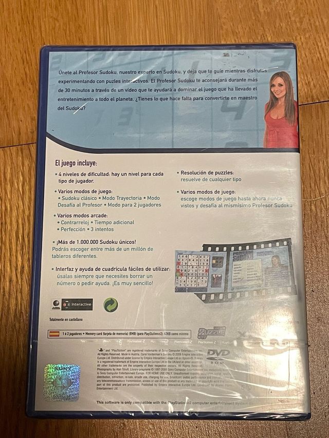 Juego SUDOKU para ps2