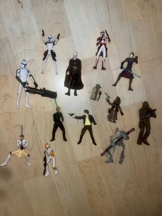 Figuras Star Wars chewbacca yoda han solo jawa