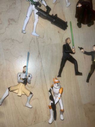 Figuras Star Wars chewbacca yoda han solo jawa