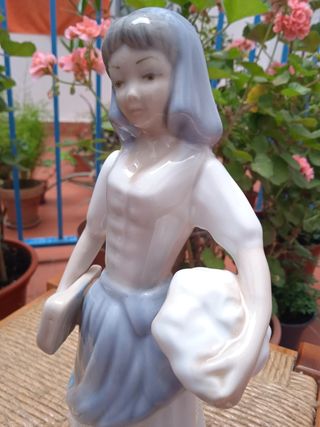 AÑOS 50 FIGURA PORCELANA POLICROMADA PORMAN EXPORT