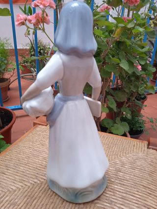 AÑOS 50 FIGURA PORCELANA POLICROMADA PORMAN EXPORT