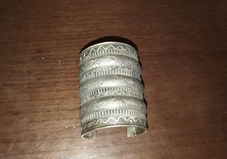 Pulsera plata ajustable