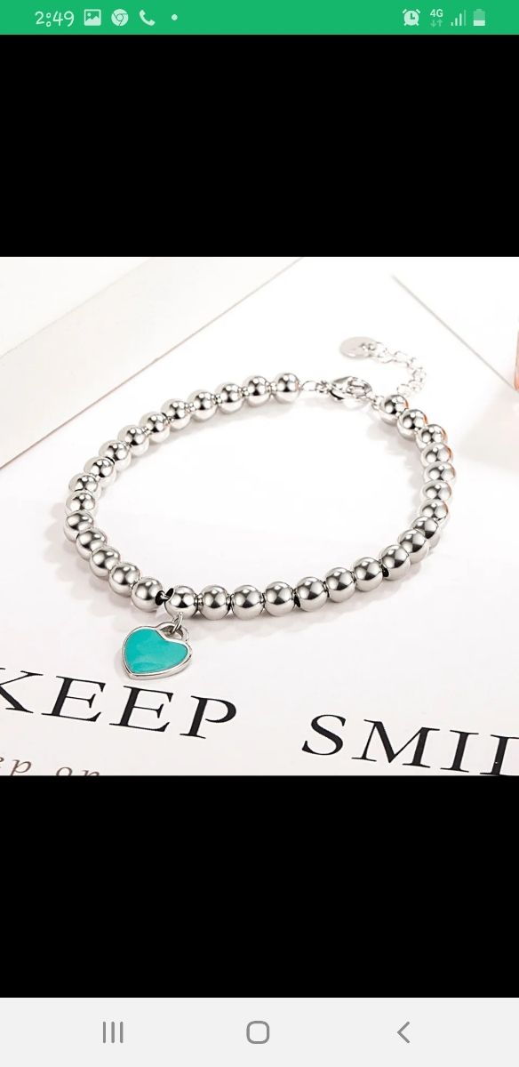 Pulsera plata de ley