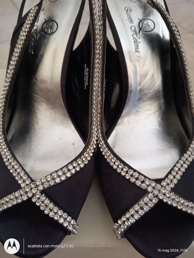 Sandali donna tacco plateau Queen Helena