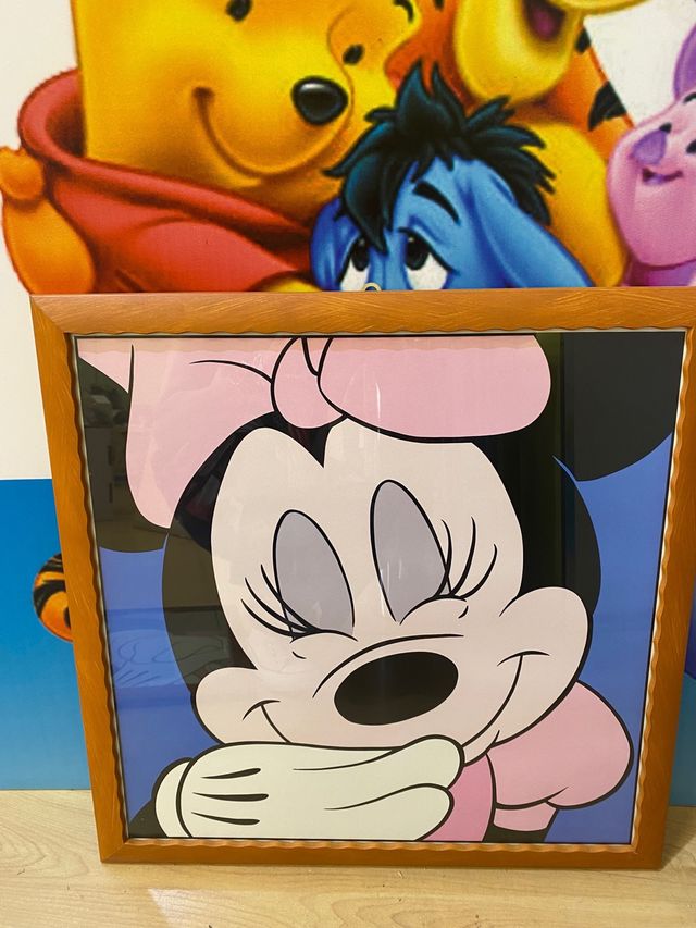 Quadri disney topolino&minnie set2pezzi