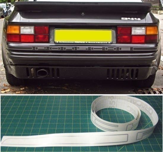 Vinilo pegatina trasero Porsche 944 924 944s 924s
