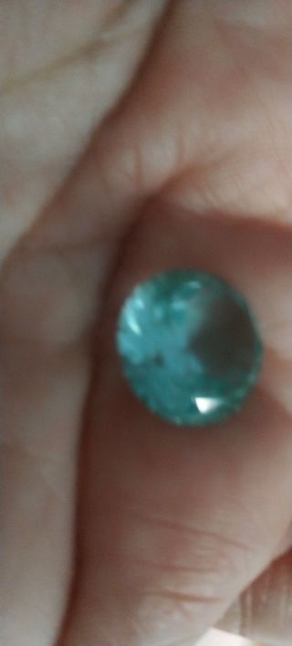 Cristal /Piedra aguamarina poligonal