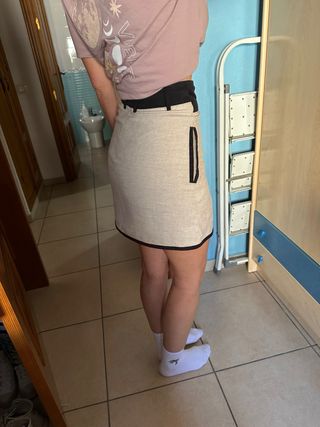 Falda Lino Mango