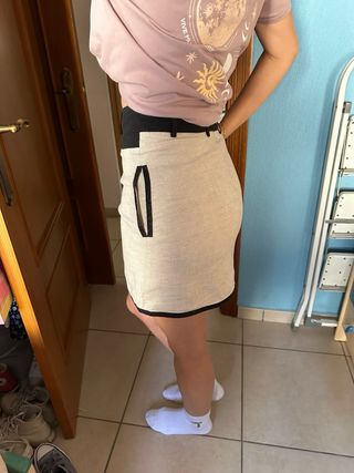 Falda Lino Mango