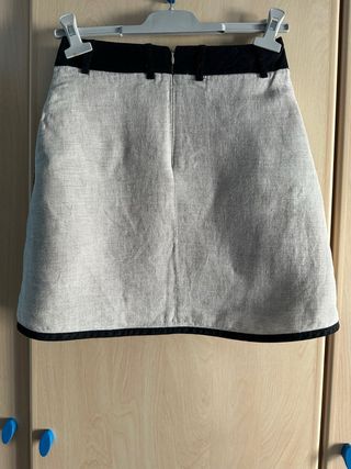 Falda Lino Mango