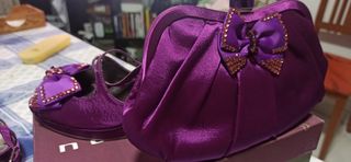 Zapatos fiesta con bolso