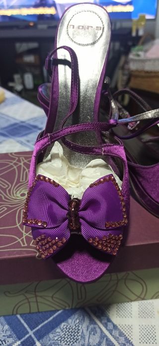 Zapatos fiesta con bolso