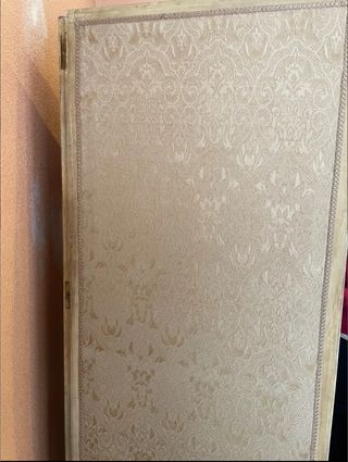 Biombo antiguo doble revestimiento