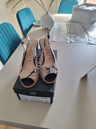 zapatos mujer cebra mujer GADEA