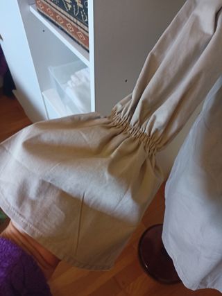 Gabardina tres cuartos color Camel