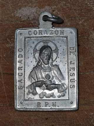 Lote 6 medallas procesionar grandes antiguas