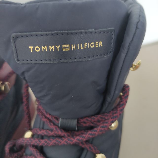 Botas piel y naylon Tommy Hilfiger. Talla 39
