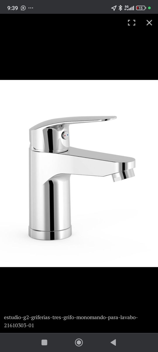 Grifo para baño monomando a estrenar 