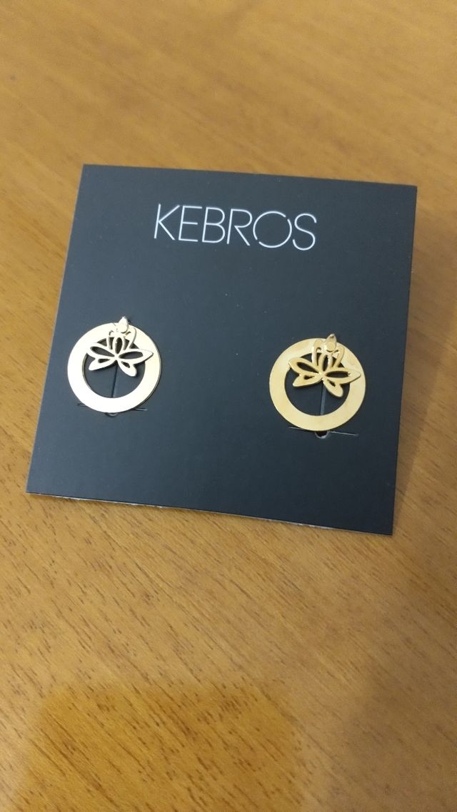 Orecchini fiore di loto KEBROS 
