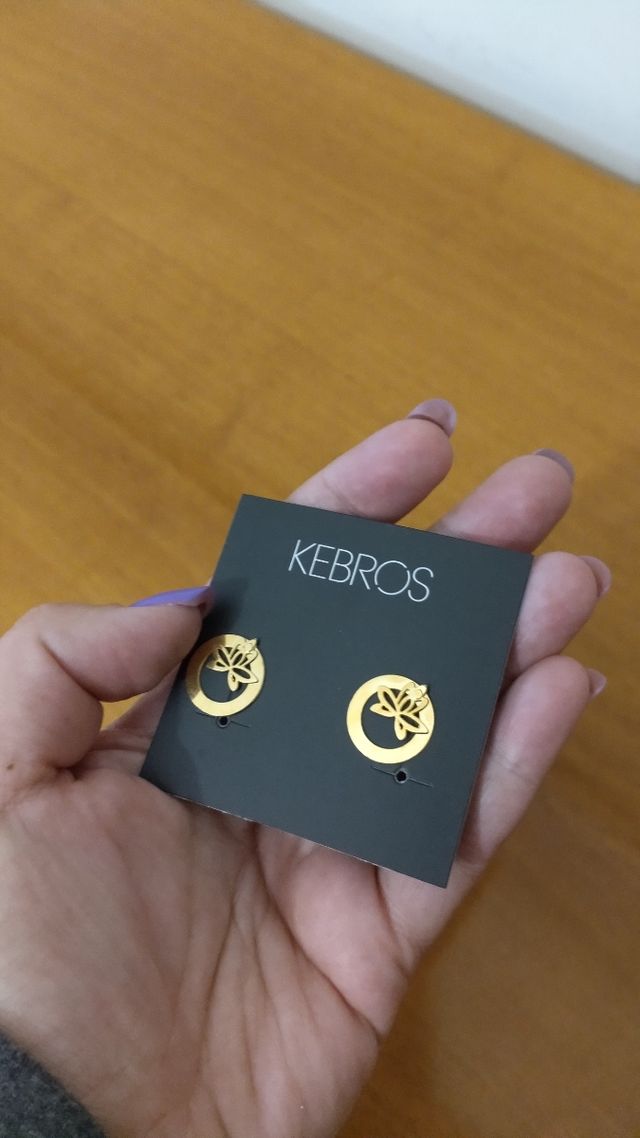 Orecchini fiore di loto KEBROS 