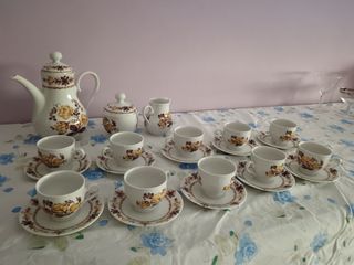 Servizio da caffè da 10persone in porcellana mitte