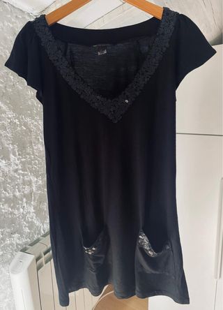 Samarreta Mango negra